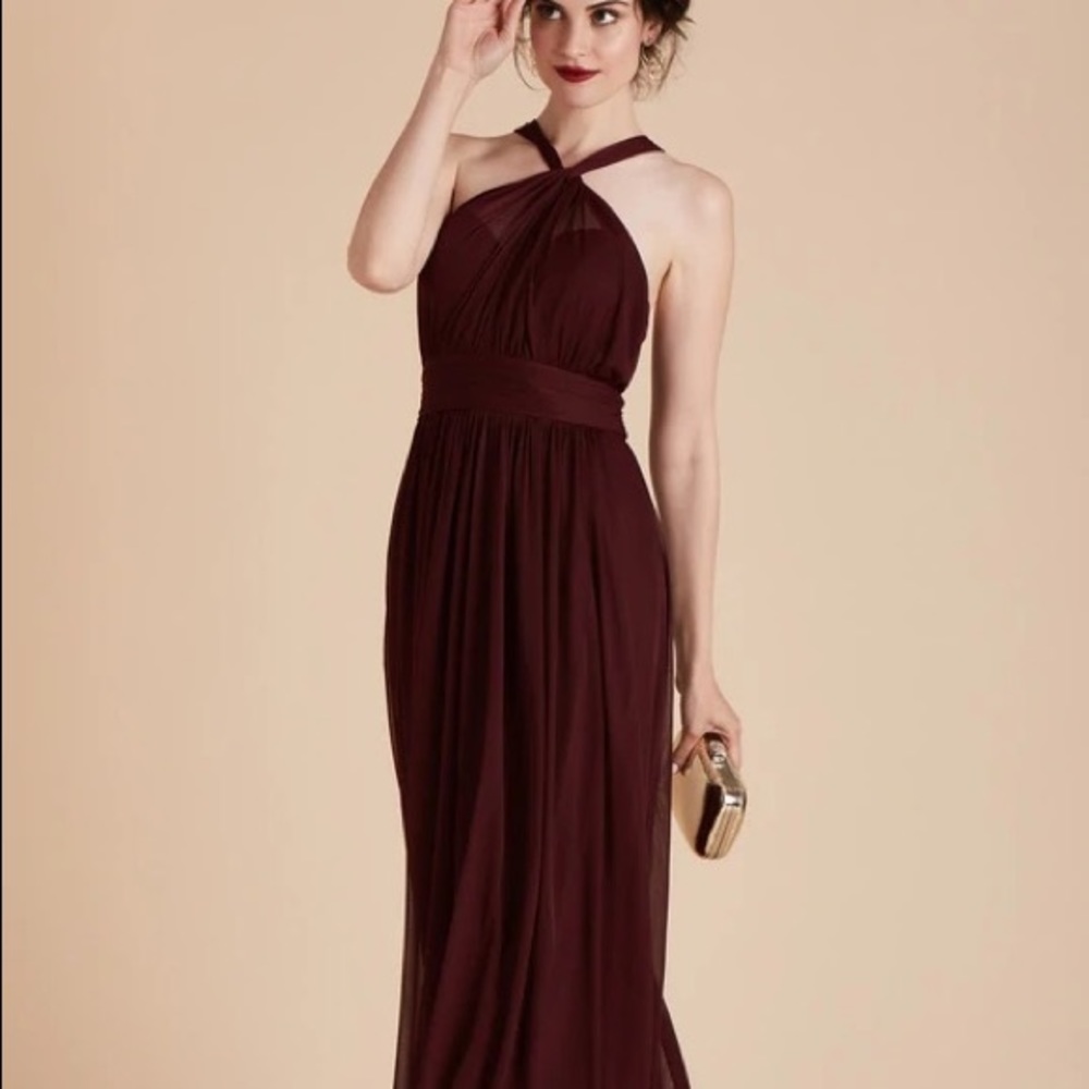 Kiko Dress in Mesh Cabernet by Birdy Grey, size XS